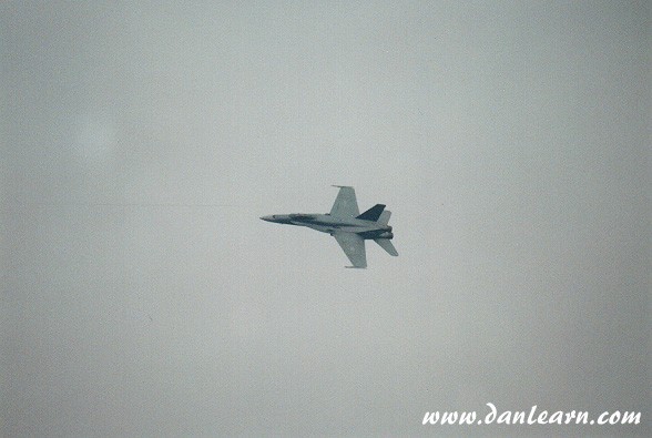 CF-18 Hornet fighter jet