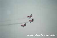 Trio of stunt planes