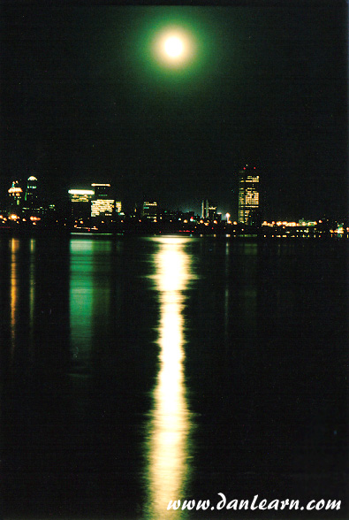 Downtown Buffalo at night