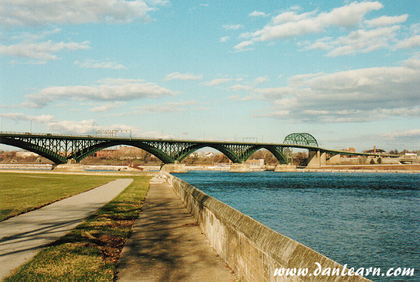 Peace Bridge and Niagara River