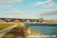 Peace Bridge and Niagara River