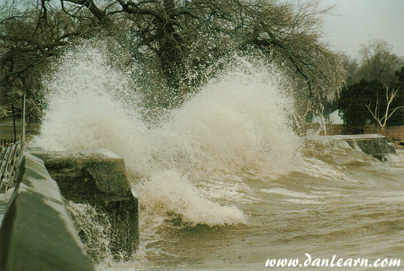 Nature's fury on Lake Erie