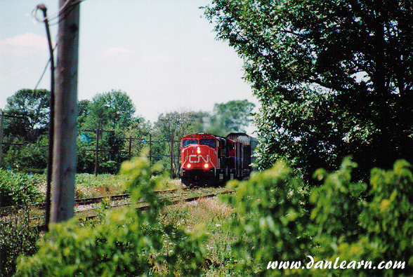 CN train in St. Catharines