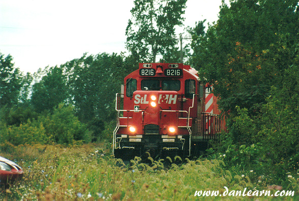 CP train in thick brush