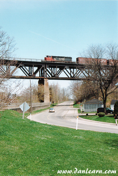 Railway bridge over Grand River