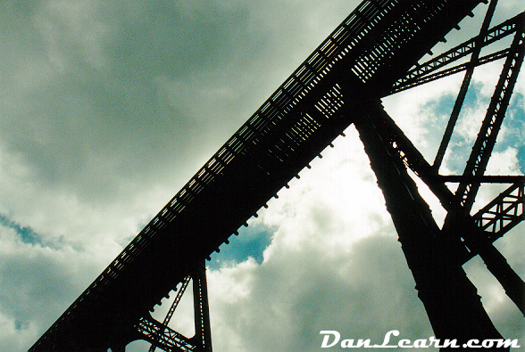 Underside of Kinzua Bridge