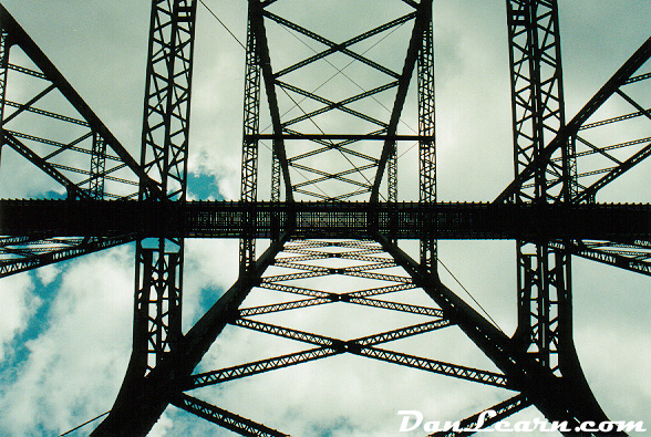 Underside of Kinzua Bridge