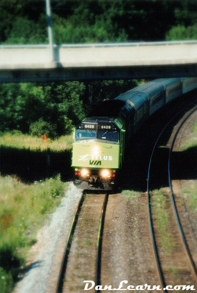 VIA passenger train