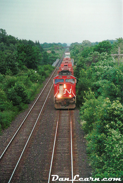 CN train in Jordan