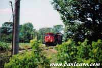 CN train in St. Catharines
