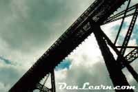 Underside of Kinzua Bridge