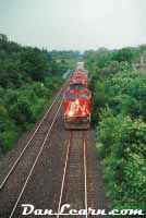 CN train in Jordan